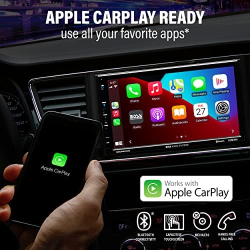 7in Double Din Car Stereo Apple CarPlay Android Auto