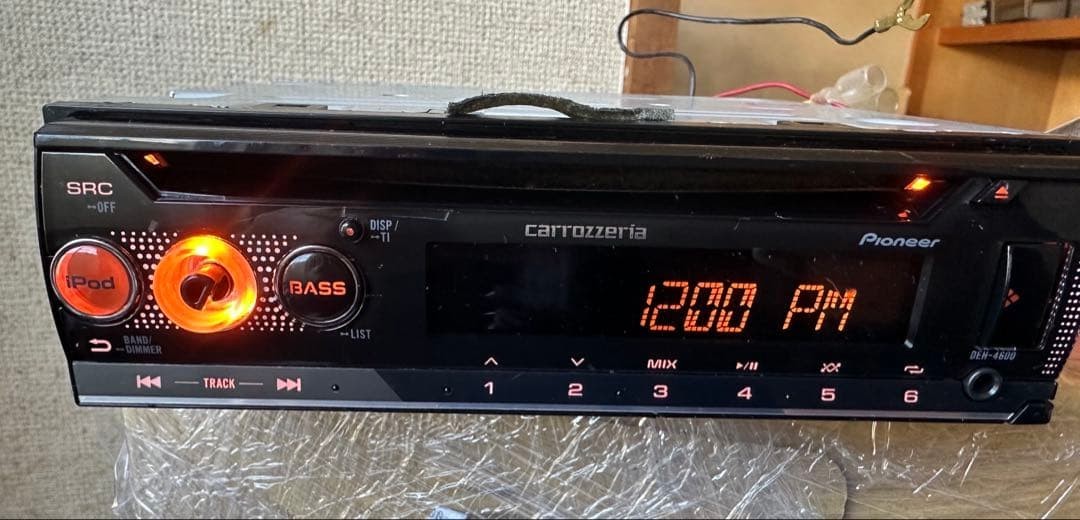 Pioneer Carrozzeria DEH-4600 CD USB AUX iPod iPhone DSP 1DIN Head Unit JDM