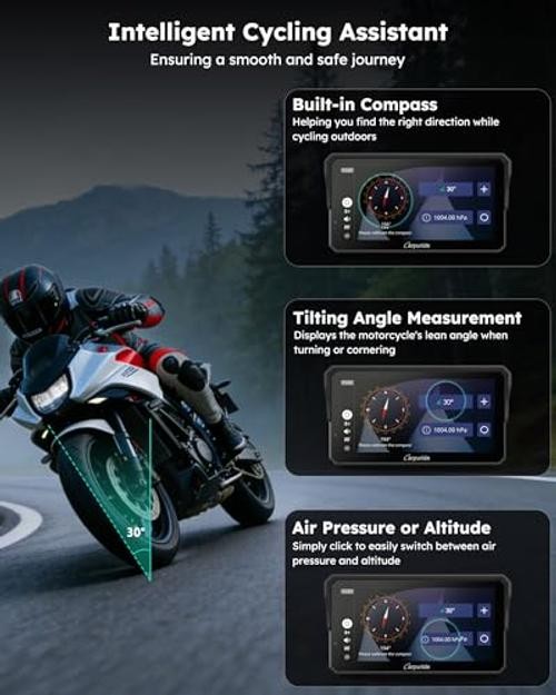 W602S PRO Motorcycle Carplay & Android Auto with Type-C Port, 6.25″