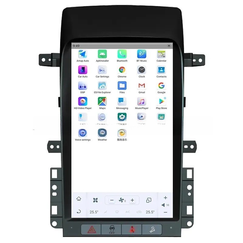 8+128GB Large 13.6″ Car Stereo Radio GPS Screen For Chevrolet Captiva 2008-2012