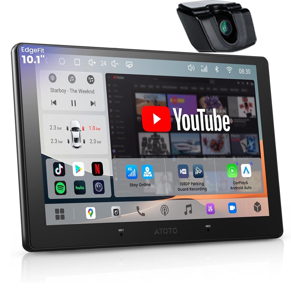 2026 NEW ATOTO A7 Android13 4+64B Car Stereo AI Voice Radio 4G LET Front Camera