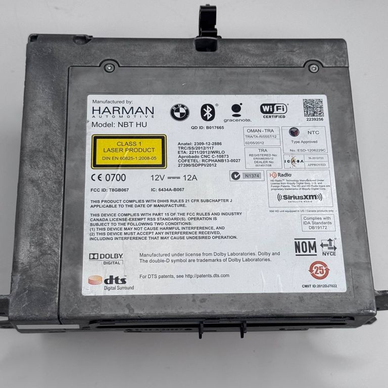 BMW 5 F10 F11 2015 Radio / CD Player / DVD Player / Navigation 9351670 HBE433