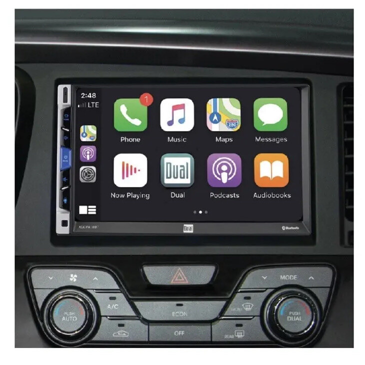 Dual Electronics 7” LED Multimedia Touch Screen Double DIN Car Stereo Unit…