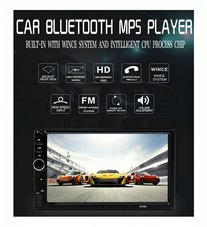 For All Nissan Car Stereo MP5 7″ HD Adjustable Settings for a Customized Audio