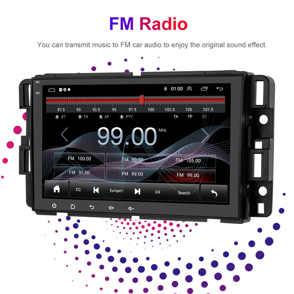 For 2007-2013 Chevrolet Silverado GMC Sierra Carplay Car Stereo Radio Android 15