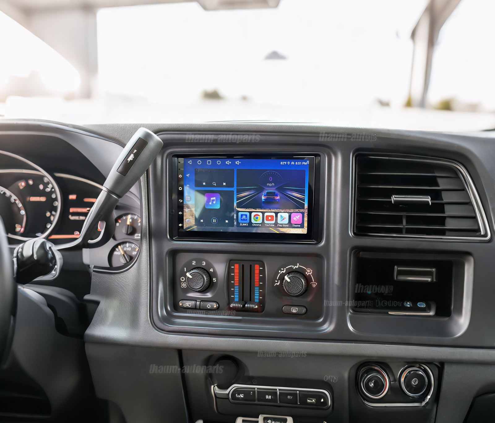 Car Radio Android 13 For 2003-2006 GMC Sierra 1500 2500 3500 GPS 03 04 05 06 DAP