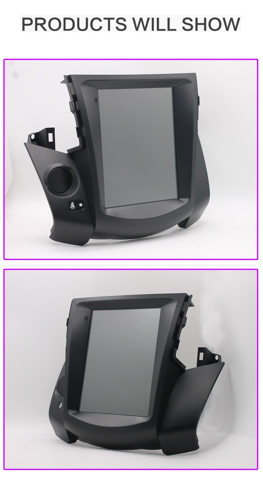 Tesla Screen Android 13 Car Radio GPS Player Stereo For Toyota RAV4 2008-2012 BT