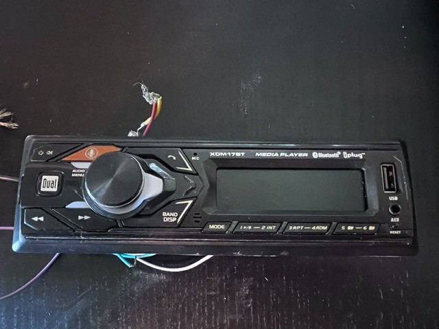 Dual Electronics XDM17BT Single DIN Car Stereo USB & Aux Input Bluetooth AM/FM