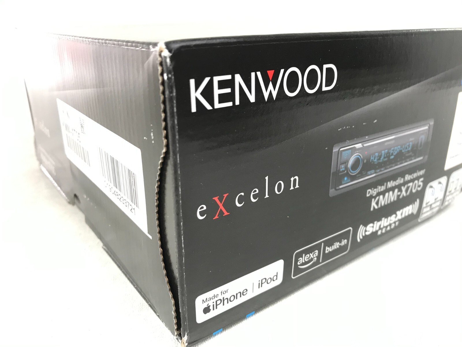 Kenwood Excelon KMM-X705 Bluetooth HD Radio Media Android iPhone USB Aux 6-Ch 5v