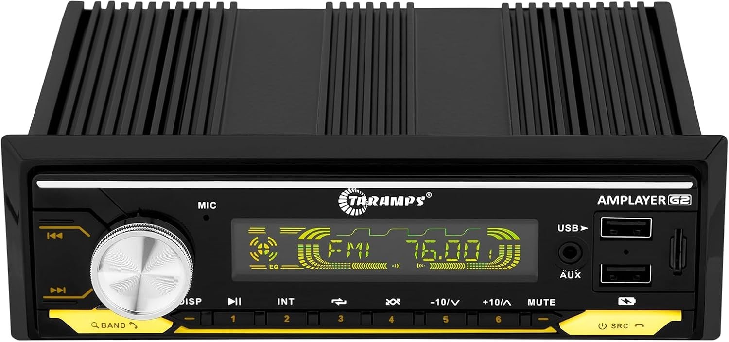 Taramps Amplayer Audio Processor G2 2 Ohm 400W RMS Compact RGB Bluetooth Stereo