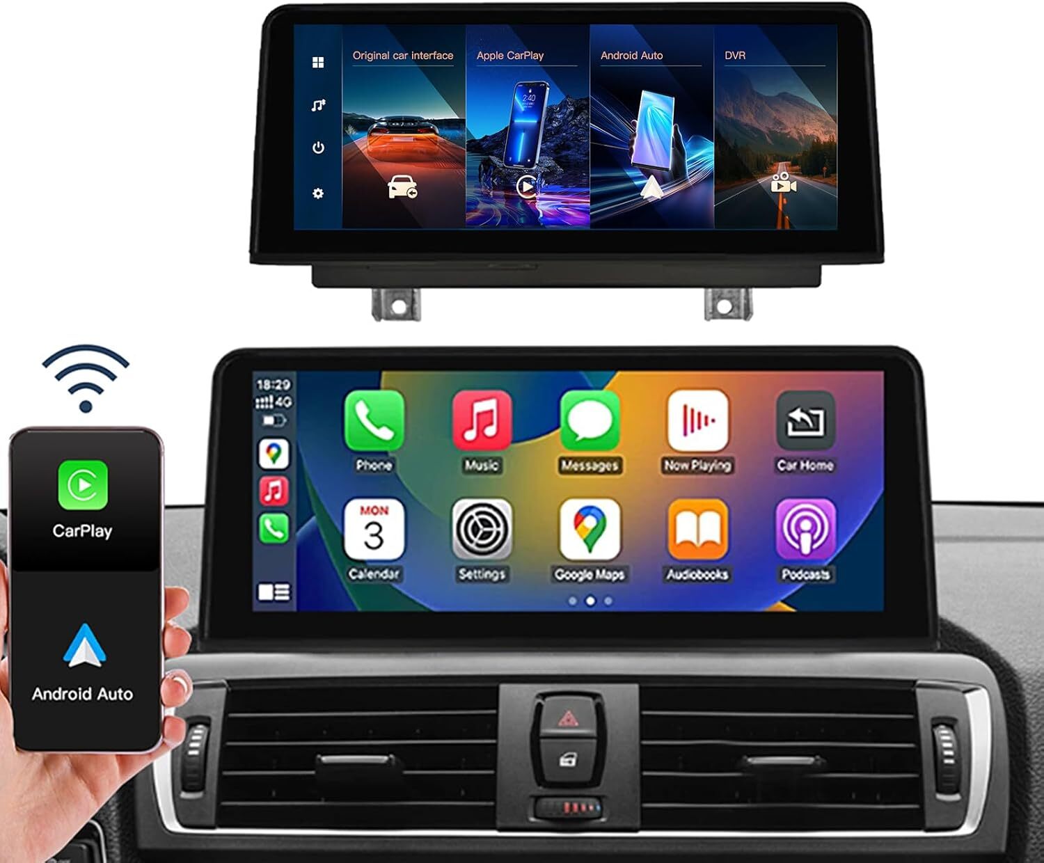 For BMW 1/2/3/4 Series F20 F30 NBT 10.25” Carplay/Android Auto Touchscreen