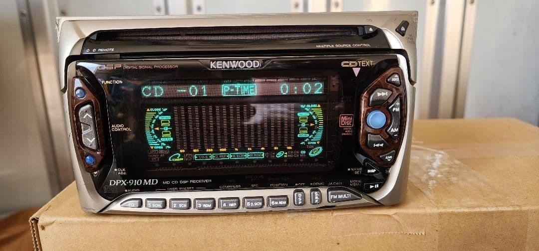 Kenwood DPX-910MD Car Audio 2DIN CD MD Bluetooth Ready DSP JDM