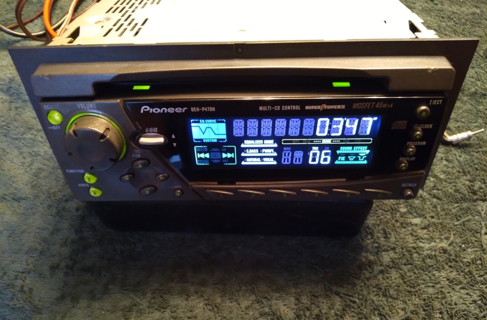 Pioneer DEH-P47DH, din 1.5 GM/Chrysler Fit CD Receiver, CD Changer Controller