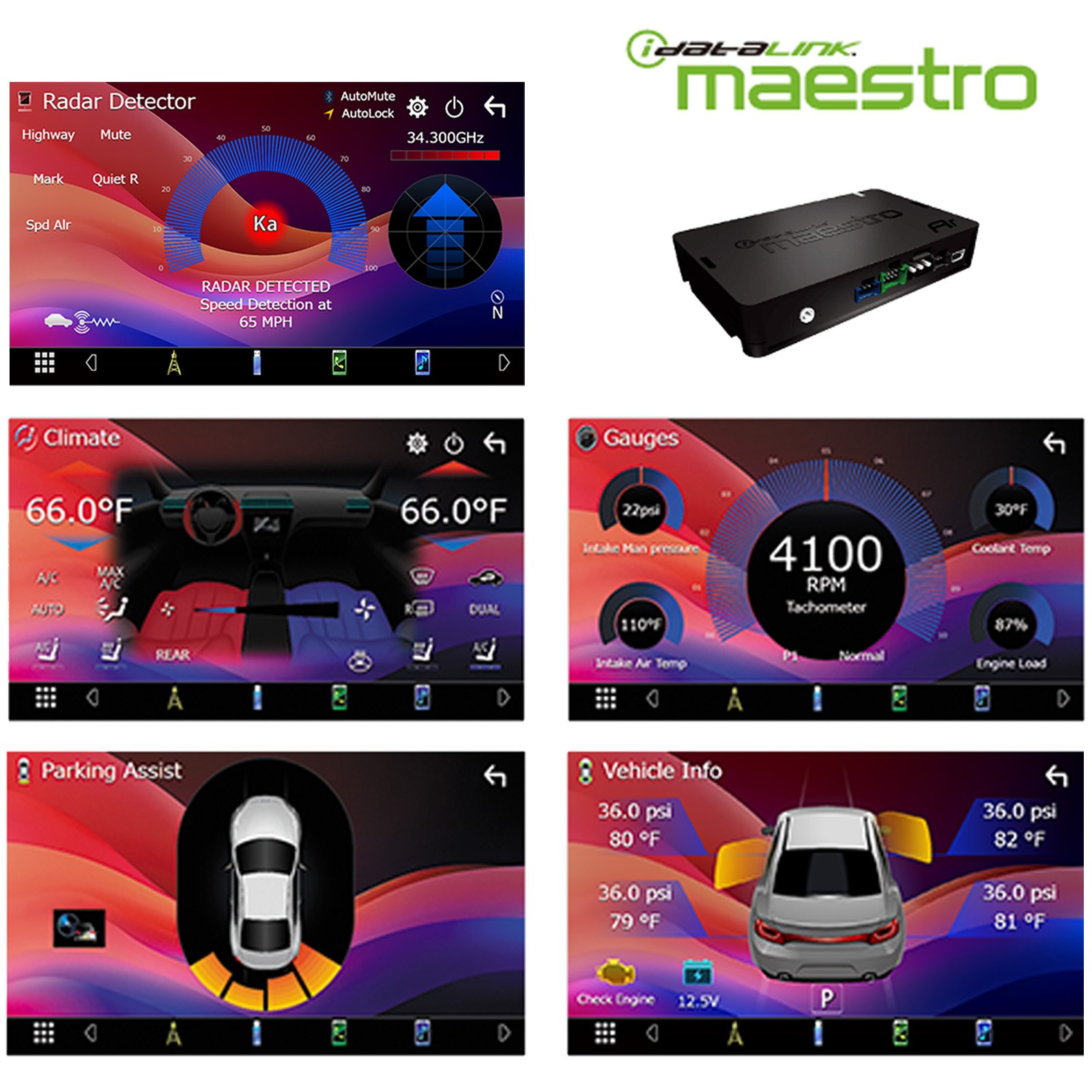 JVC KW-M695BW WiFi Bluetooth Stereo Receiver, 4x 6.5″ 300W Car Speakers w/Wire