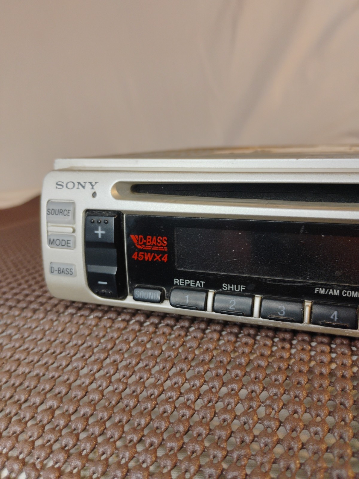 🔥Vintage Sony CDX-1200 Car Stereo Radio CD Player Untested Old School