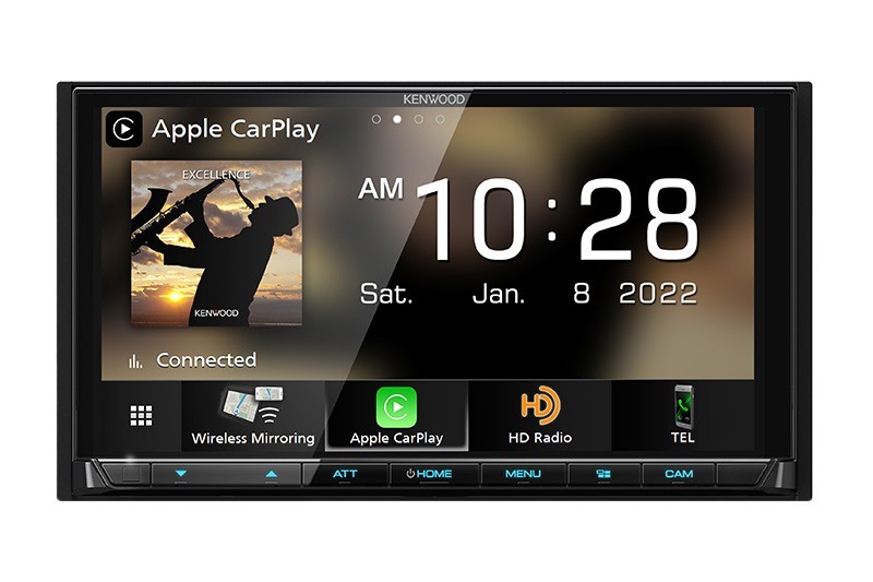 Kenwood eXcelon DMX958XR 6.8″ Double DIN Wireless Apple CarPlay and Android Auto
