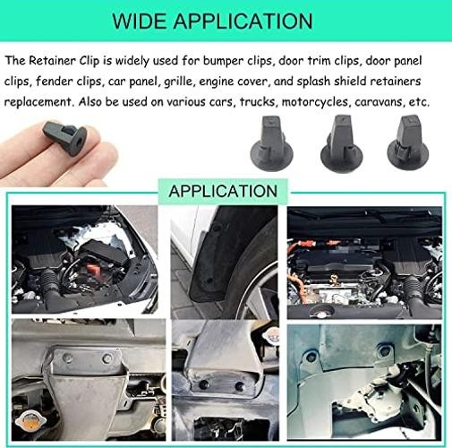 90189-06214 Fender Liner Clips Screw (50Pcs) Grommet Car Retainer Clips