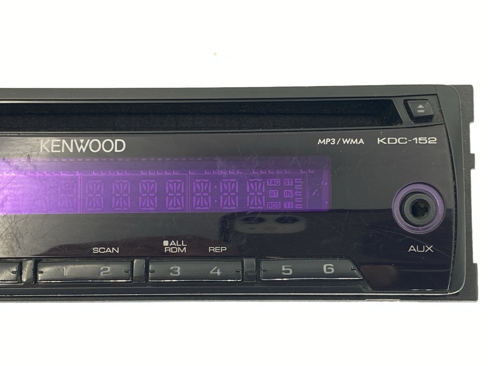 Kenwood KDC-152 AM/FM CD Mp3 Stereo Receiver with AUX Input And Remote UNTESTED