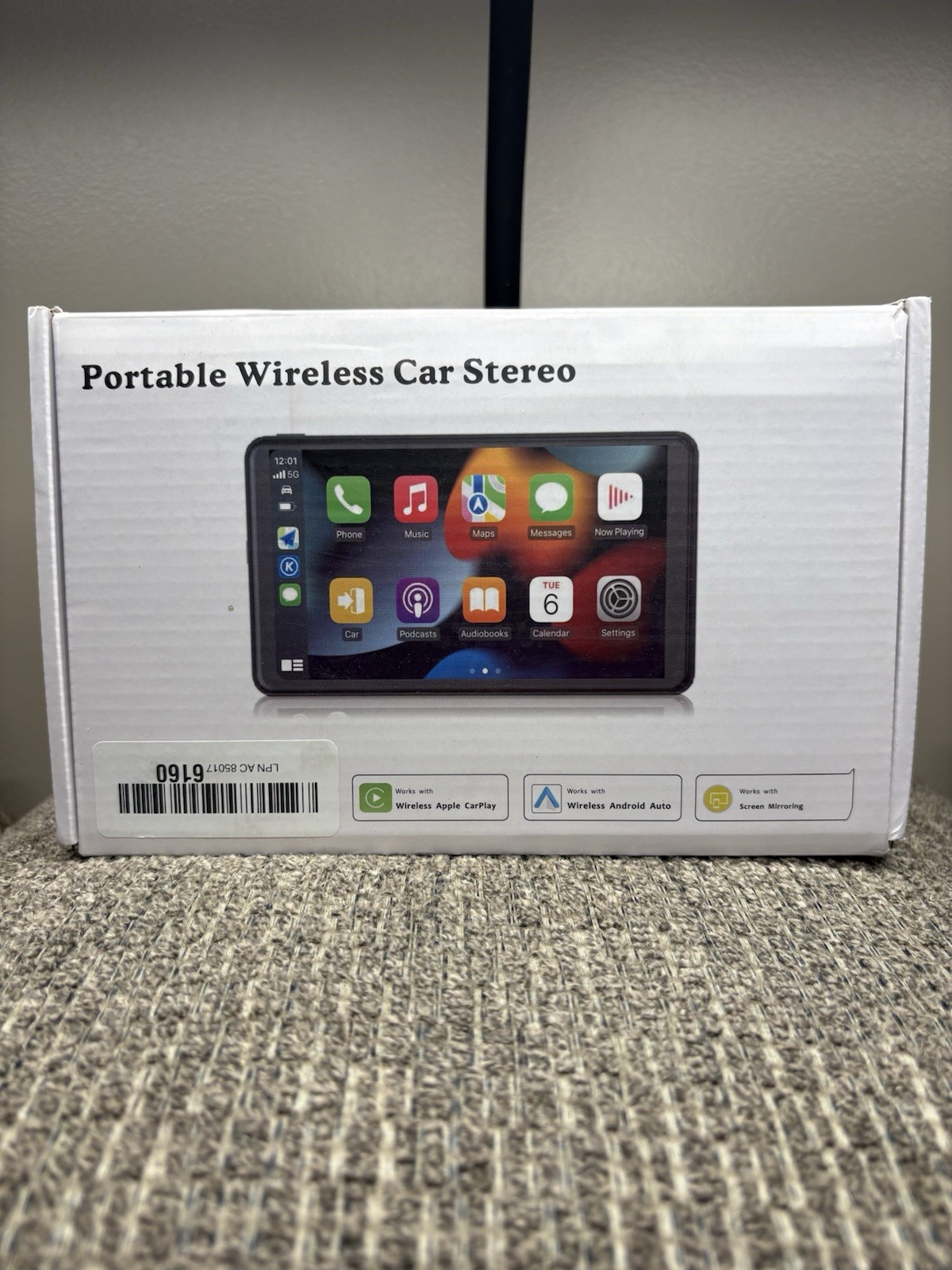 🚗 7” Wireless CarPlay & Android Auto Screen w/Backup Camera + Easy Install