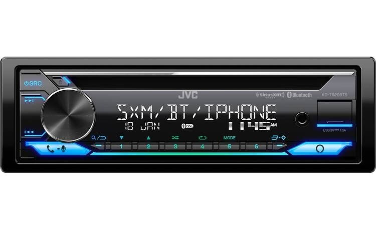 JVC KD-T920BTS Single-Din CD Receiver with built-in Bluetooth & built-in Alexa