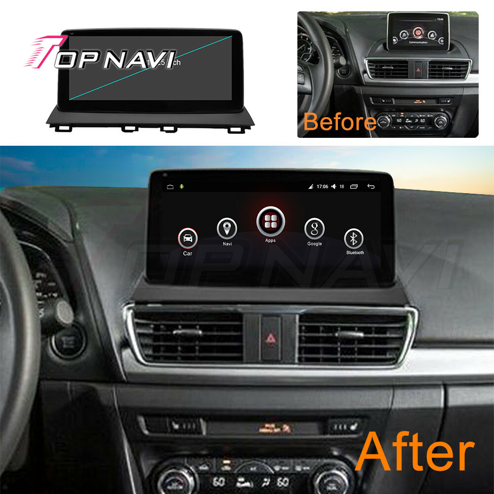 10.25Inch Androind 10.0 Car GPS Navi for Mazda 3 2014-2019 Stereo Radio 4G WIFI