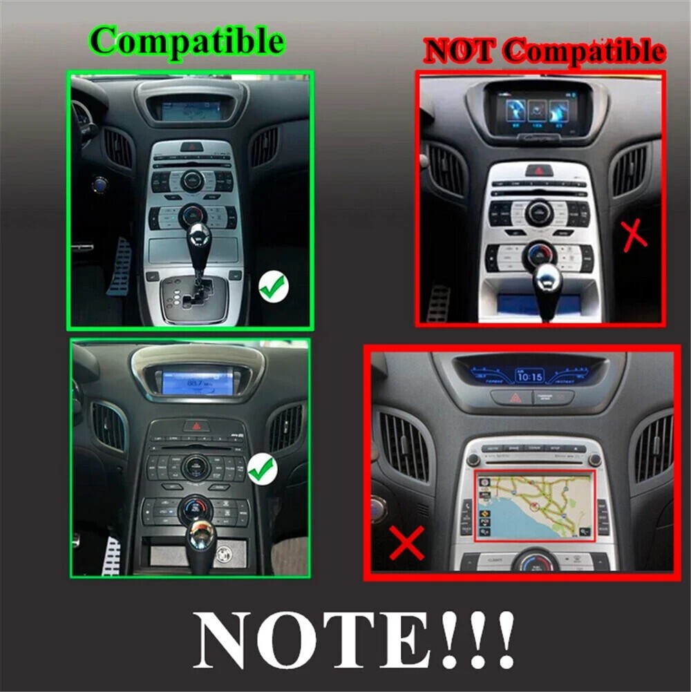 9″ For 2009-12 Hyundai Genesis Coupe Carplay 2+32GB Radio Stereo GPS Nav Wifi FM