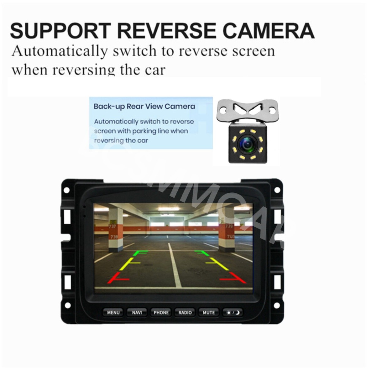 Car Stereo Radio Player GPS Navi WIFI BT W/Camera Fit For Dodge RAM 2013-2018