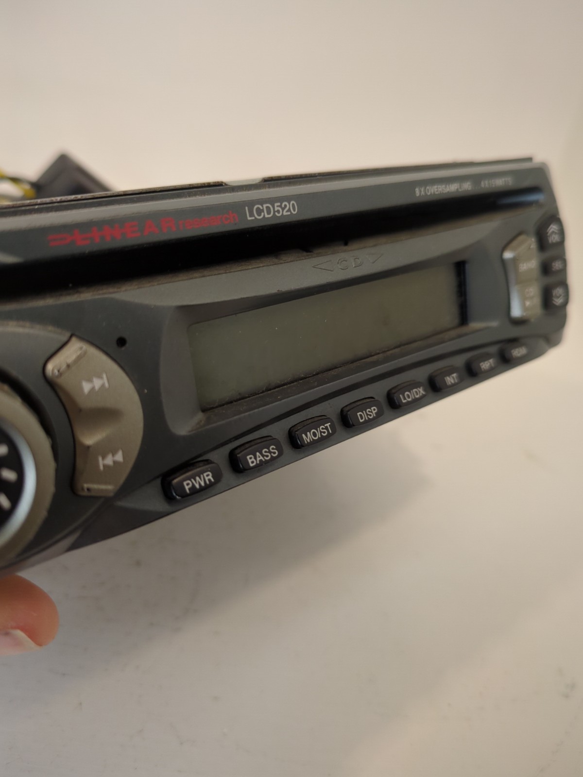 *Untested* Linear Research LCD520 Recoton Mobile CD Player Car Boat Radio Stereo