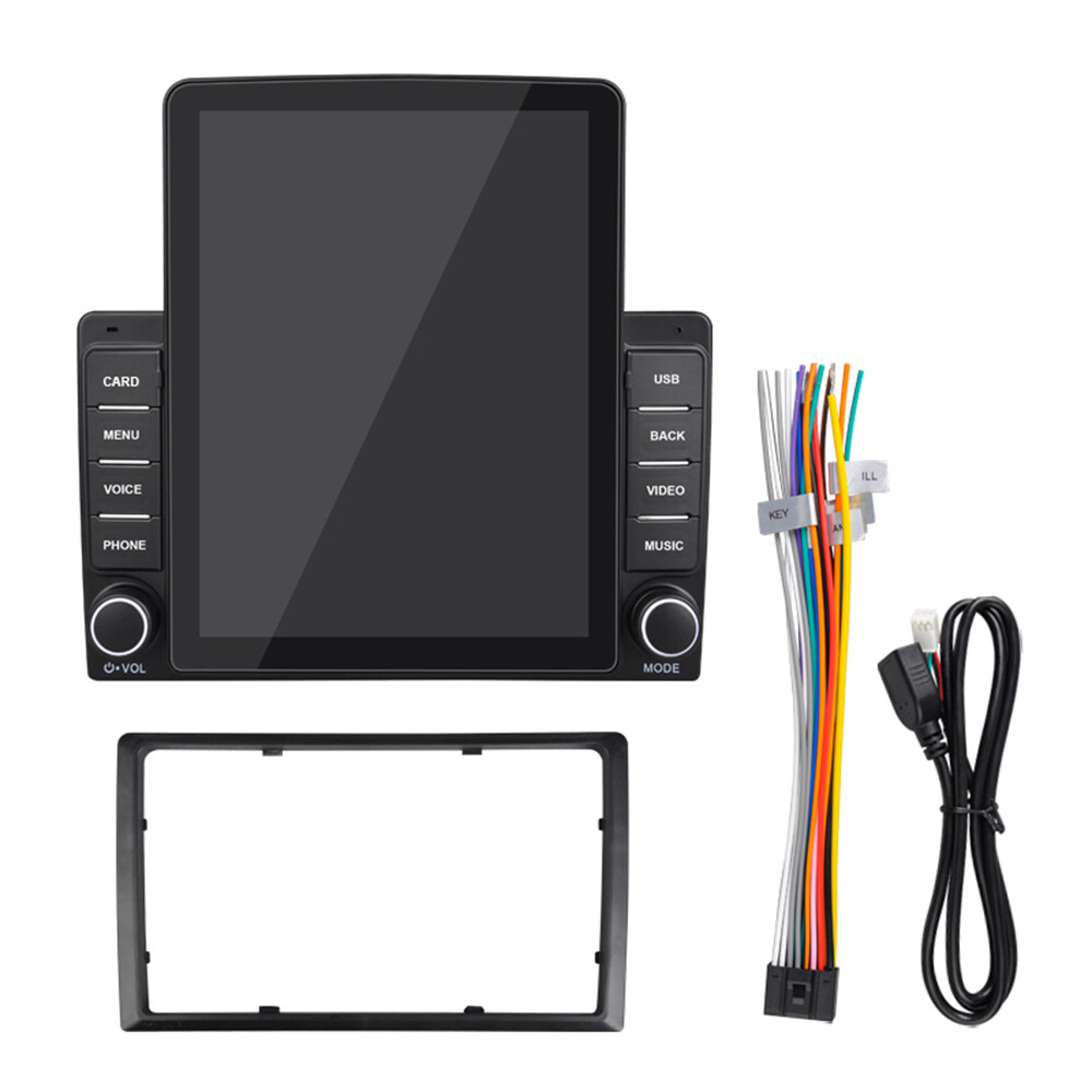 9.5″ Dual Din Car Radio Vertical Screen MP5 CarPlay Multimedia BT/FM/AUX/WIFI/SD
