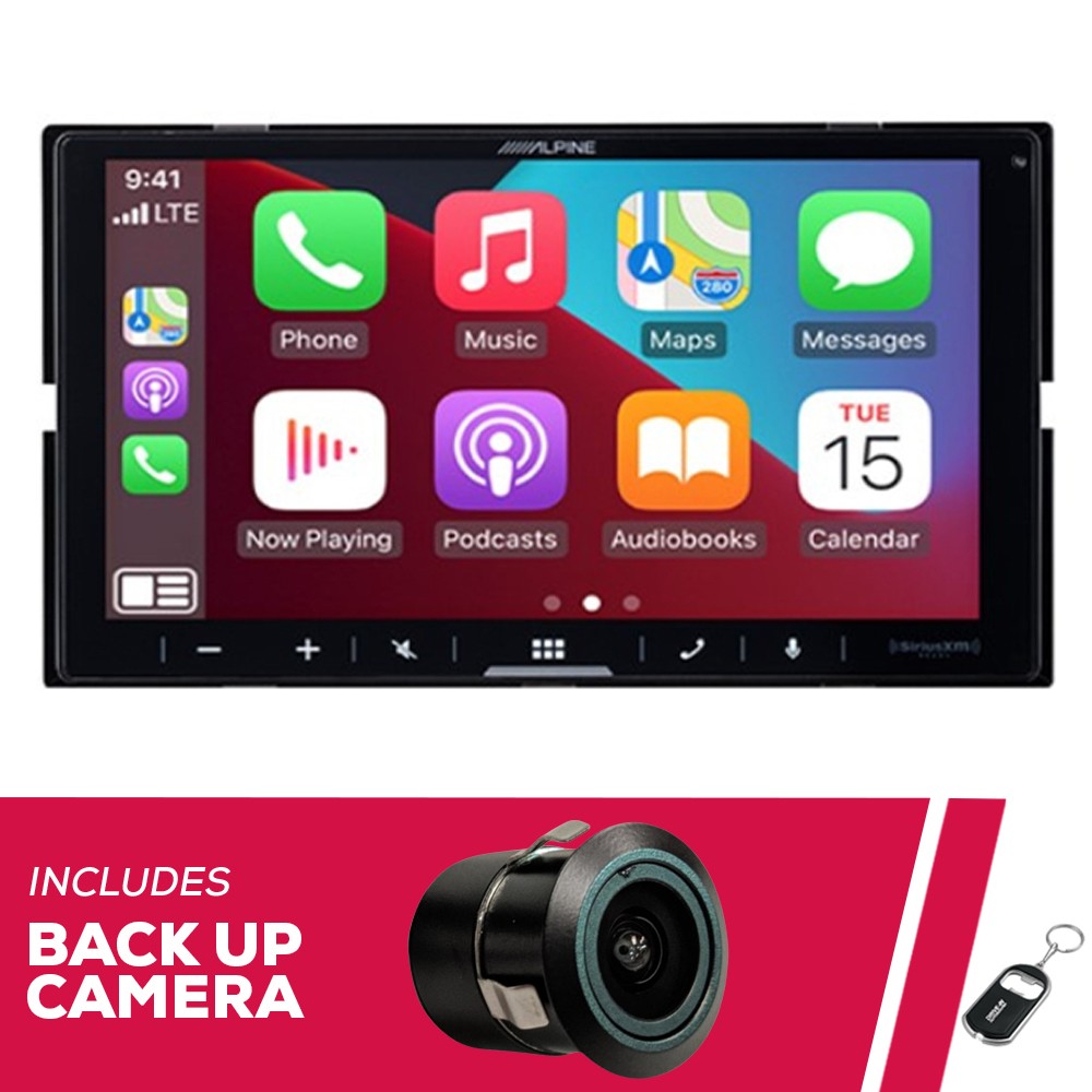 Alpine iLX-W670-M 6.75″ 2-DIN Multimedia Receiver with Back-Up Bullet Camera