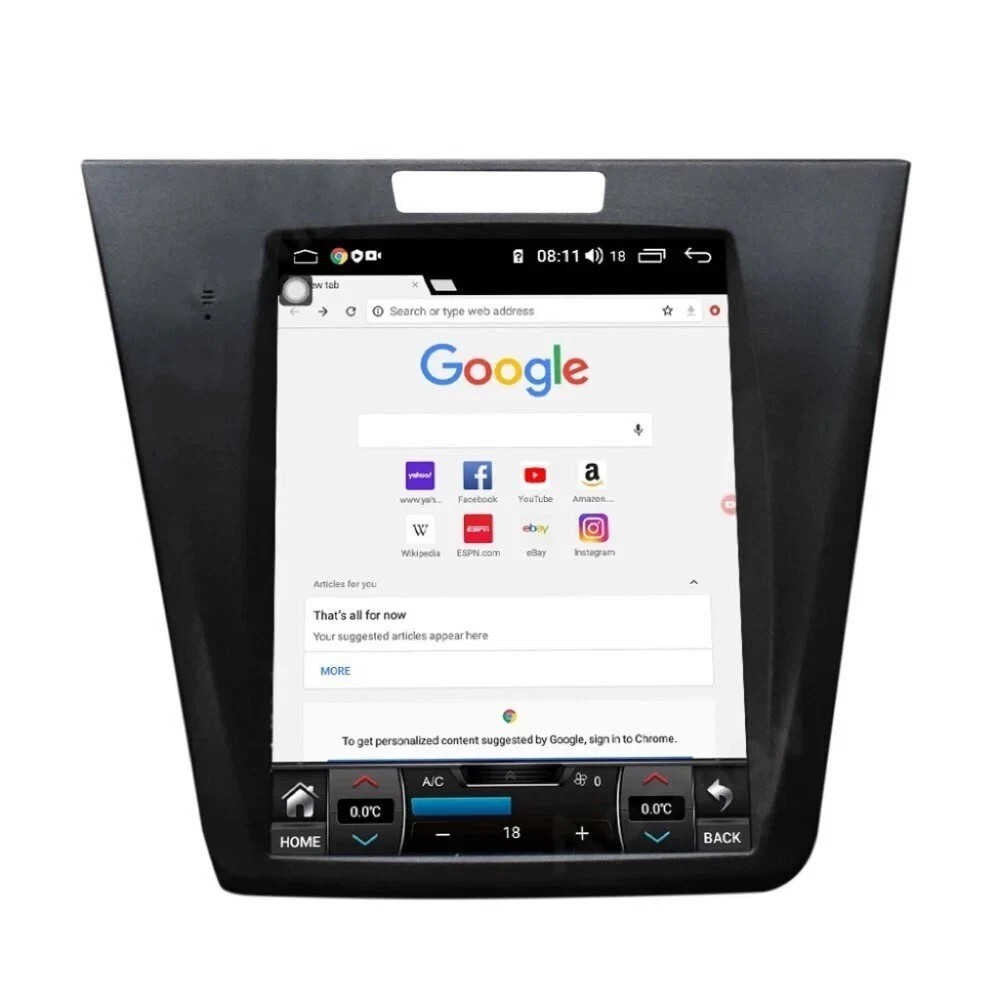 10.4″ Car Stereo Radio Android Apple Carplay GPS 6+128G For Acura ILX 2013-2021