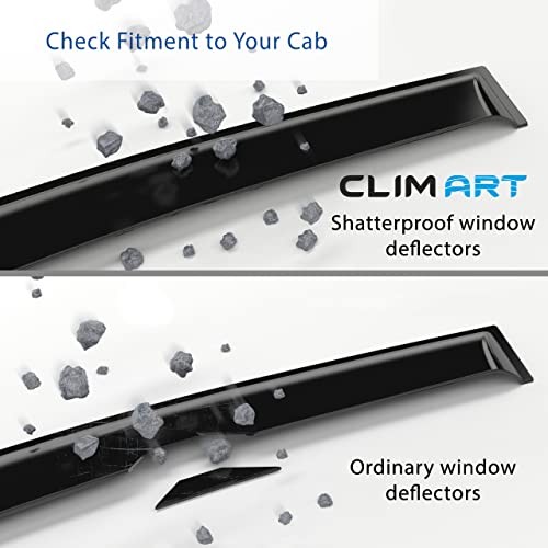 Incredibly Durable Rain Guards for Chevy Tahoe/Cadillac For Tahoe 21-26