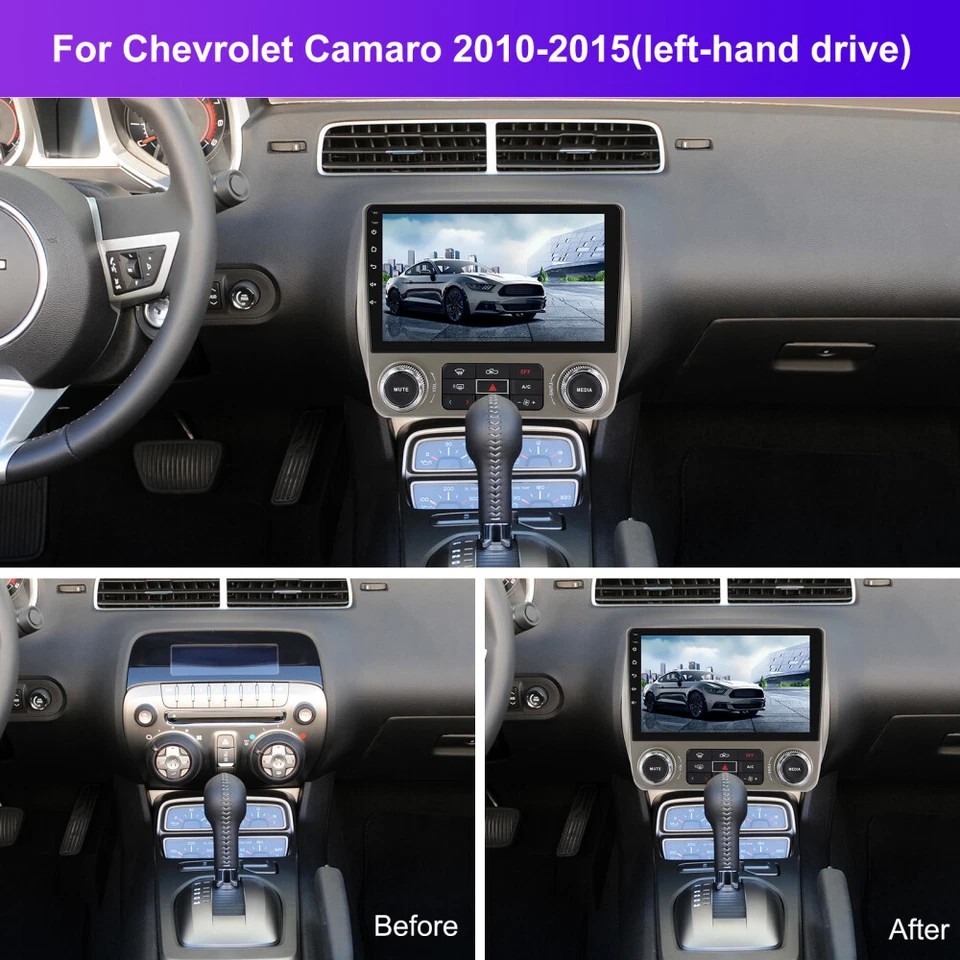 Car Radio Stereo Carplay For 2010-2015 Chevrolet Camaro 2+64G 9in Media FM