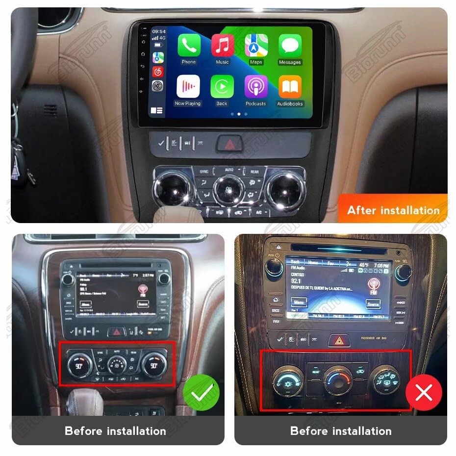 Buick Enclave Radio – 4-Core, FM RDS, 2GB+64GB – 4G