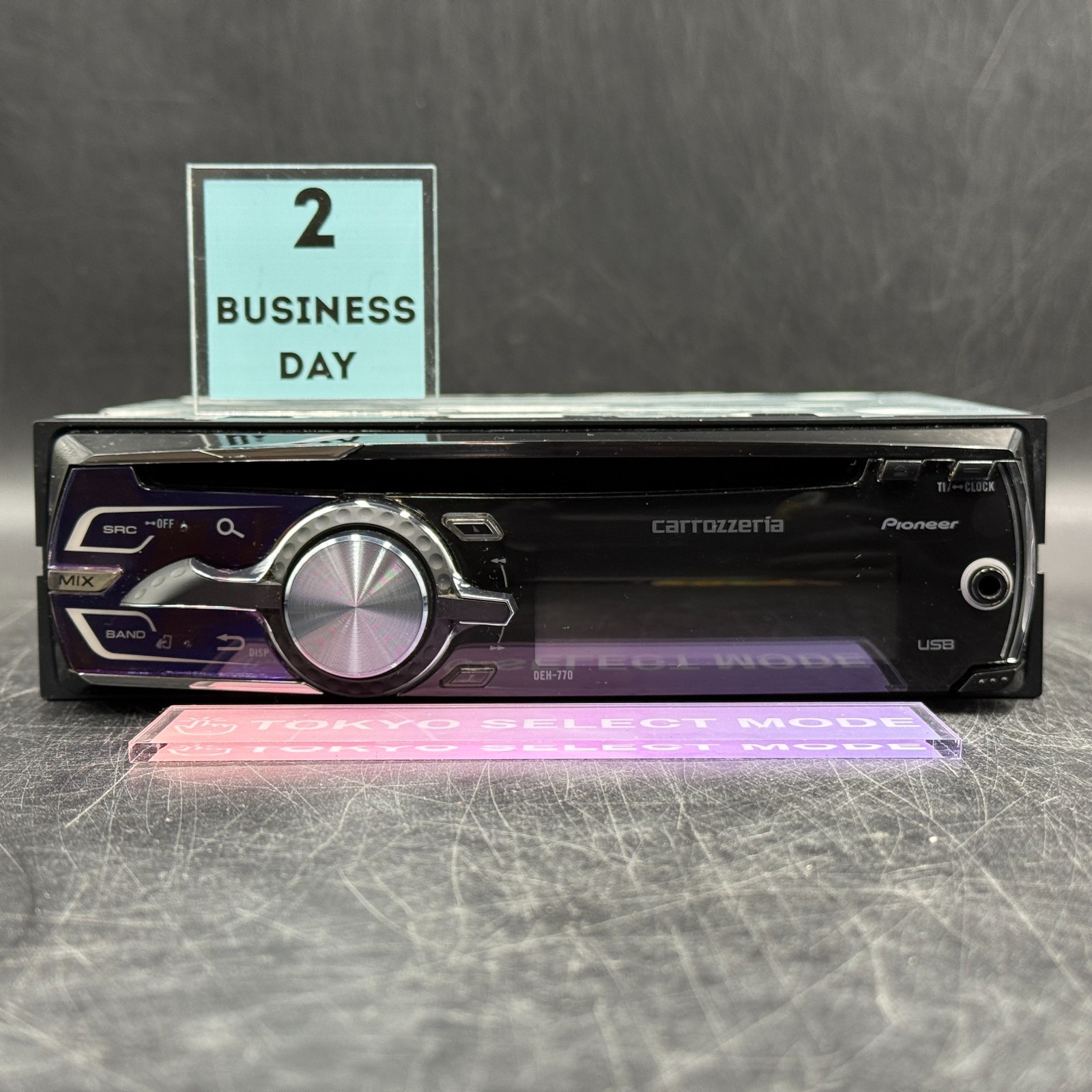 Pioneer Carrozzeria DEH-770 1DIN Car Audio CD Player Tested Working JDM In Stock
