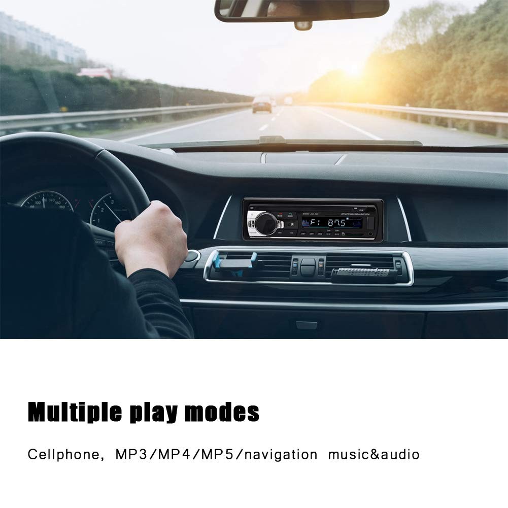 4 x 60W Car Radio Stereo Bluetooth MP5 Player Single Din Dual USB default