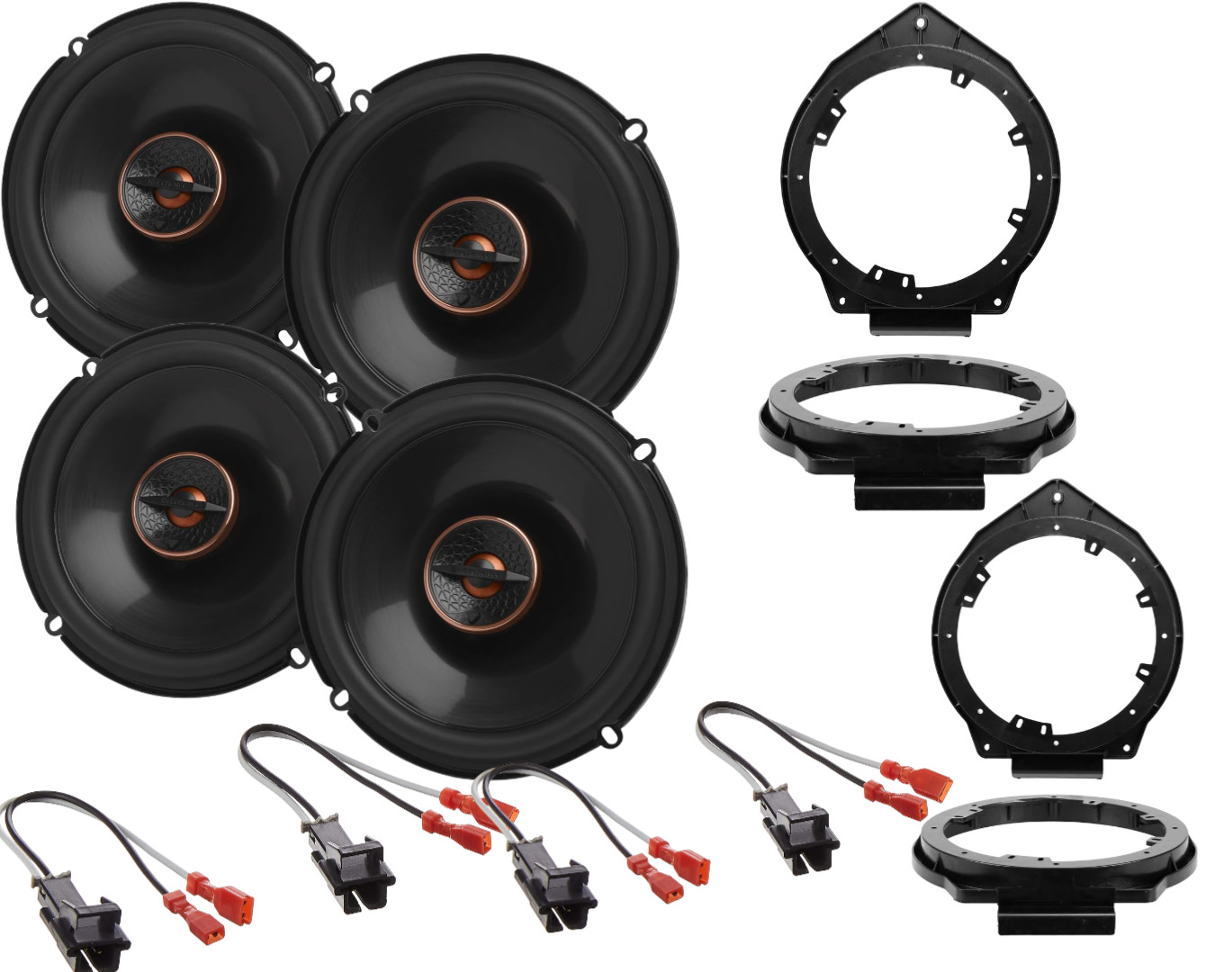 4X INFINITY REF607F 360W 6.5″ Front/Rear Speakers for 2007-2013 Sierra/Silverado