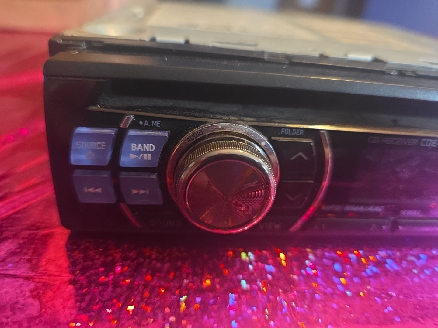 Alpine CDE-100 CD Player and MP3 In-Dash Receiver