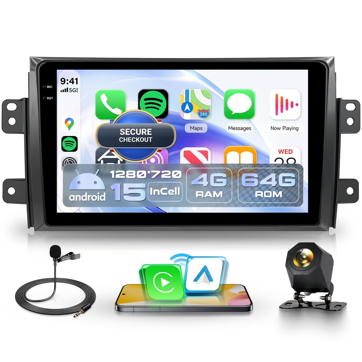 4G64G Rimoody Car Stereo For Suzuki Sx4 2006-2013 Android Car Stereo Car Radio