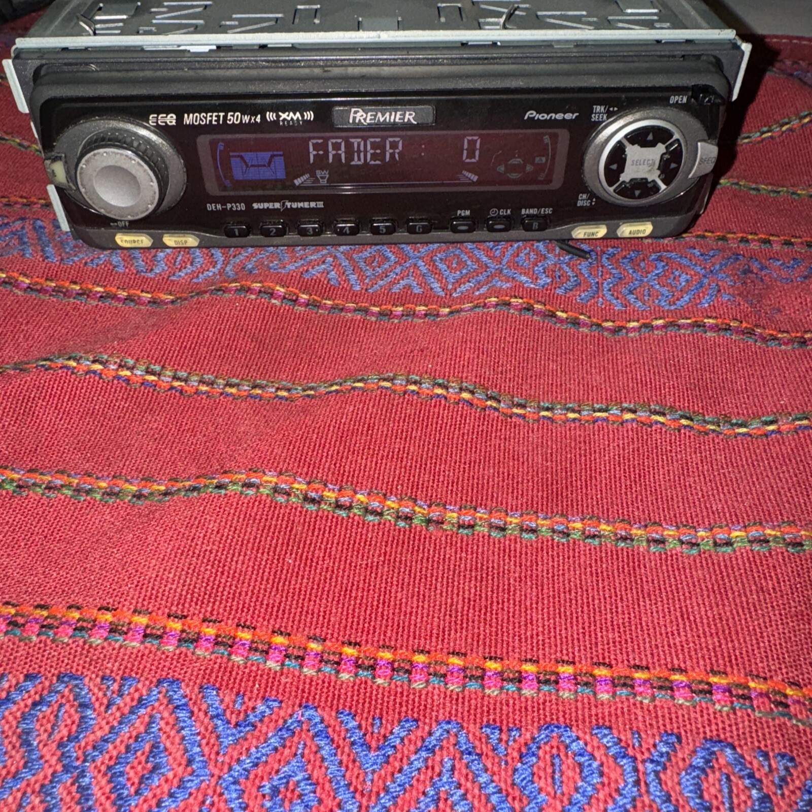 ✅🔥Pioneer Premier DEH-P330 Car Audio Stereo Old School READ DESCRIPCIÓN