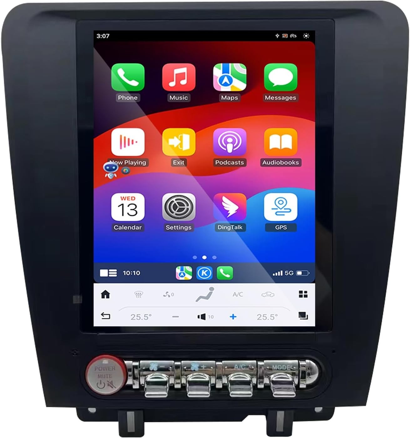 9.7″ Car Radio Stereo GPS Navigation Carplay 6G+128G For Ford Mustang 2010-2014