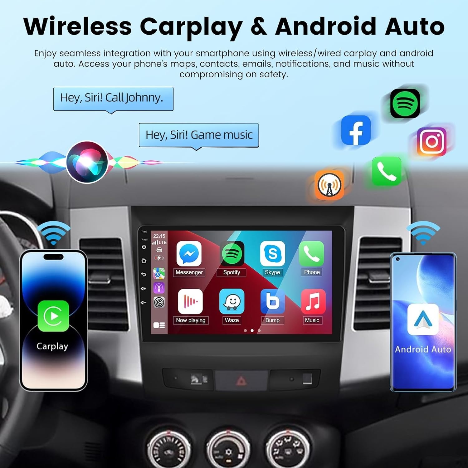2+64G Android Mitsubishi Outlander 2/Peugeot 4007/Citroen C-Crosser 2008-2015
