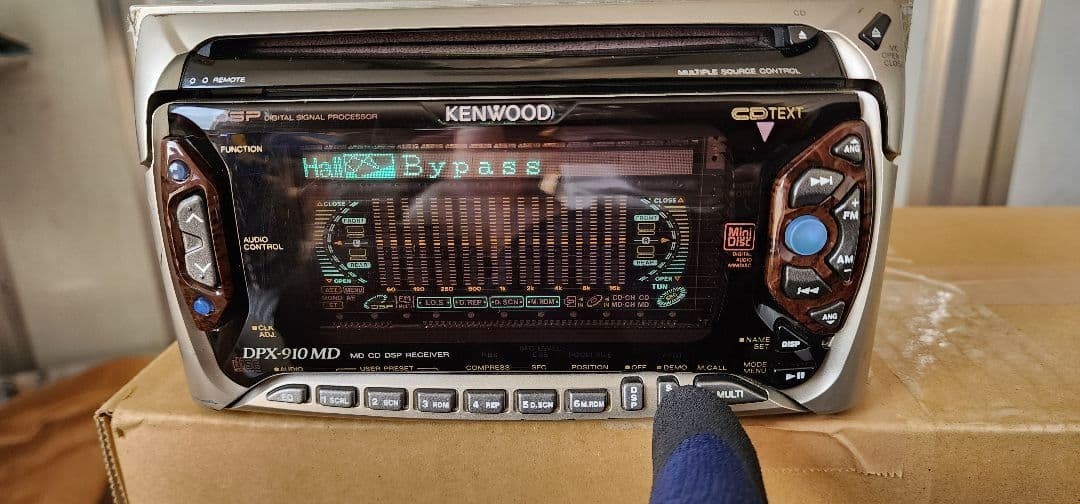 Kenwood DPX-910MD Car Audio 2DIN CD MD Bluetooth Ready DSP JDM