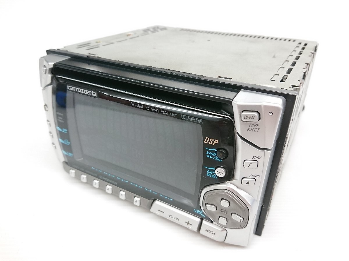 Pioneer Carrozzeria FH-P606 2DIN Car Audio High Power Amplifier DSP Equalizer