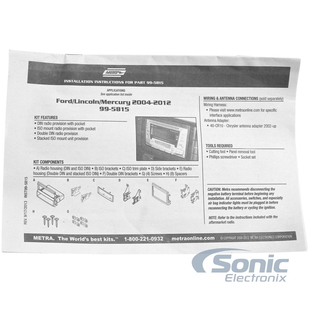 2004-2008 Ford F-150 Pioneer Double DIN Bluetooth Car Stereo Upgrade | 241ex