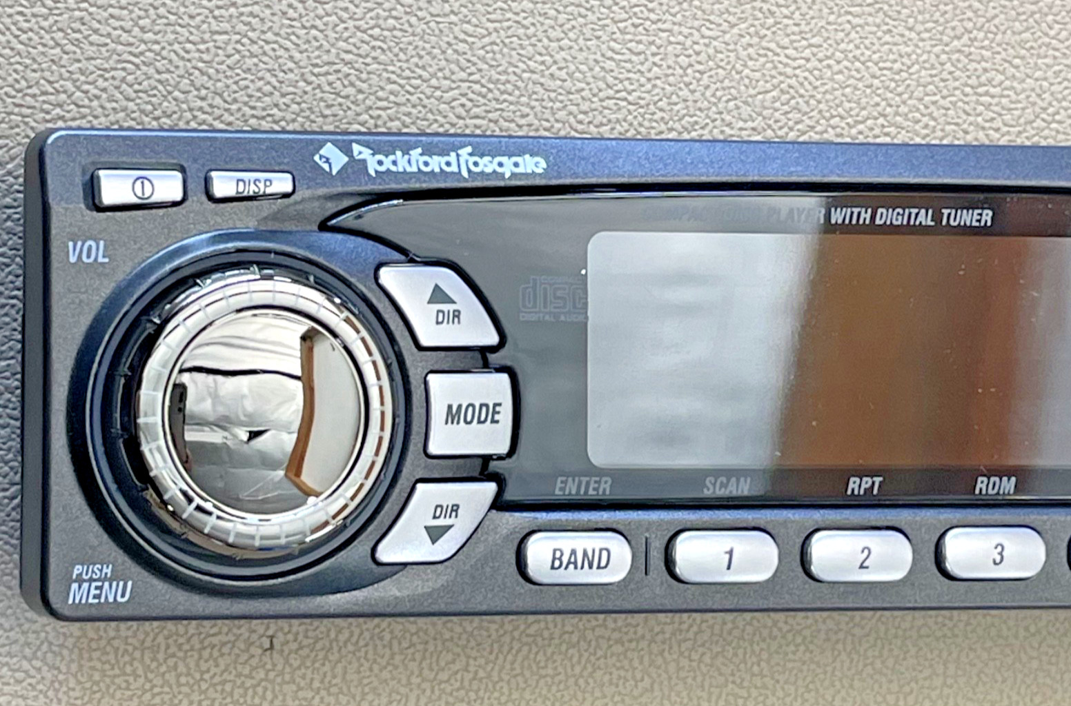 Old School Rockford Fosgate RFX-9120G — AM/FM/CD Player/MP3 Playback, NOS #418