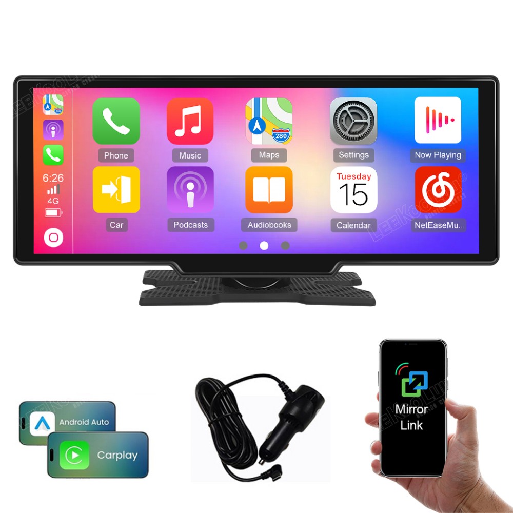 10.26′ 4K Car Wireless Apple CarPlay Android Auto Touch Screen Radio Universa FM