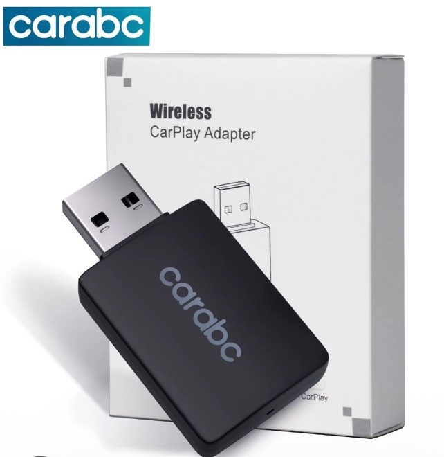 Carabc CarPlay Wireless Adapter with Extension Cable USB & USB-C/Type-C – NEW!