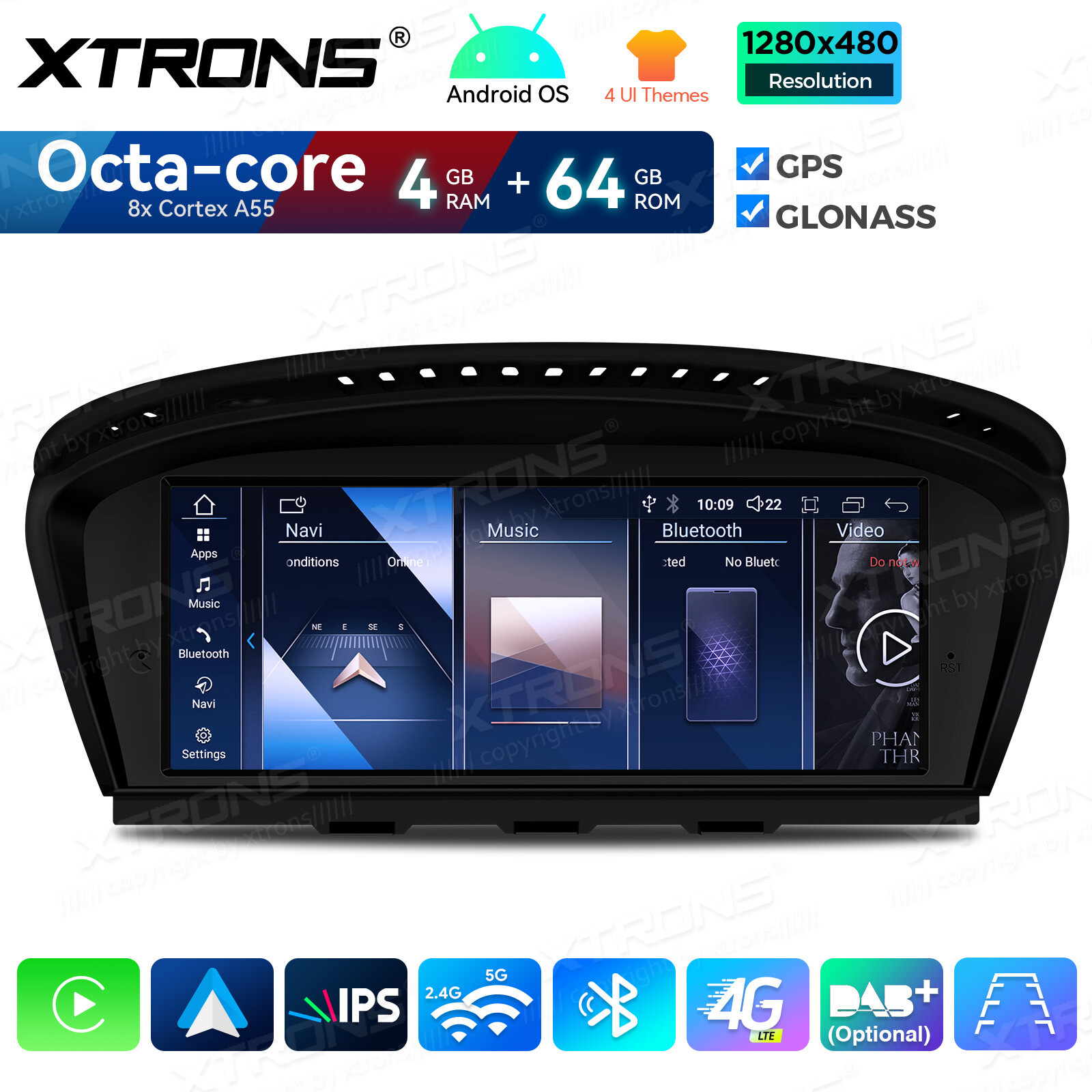 Qulcomm Octa Core Android 12 Car Stereo Radio GPS DSP For BMW 3/5er E60 E90 CCC