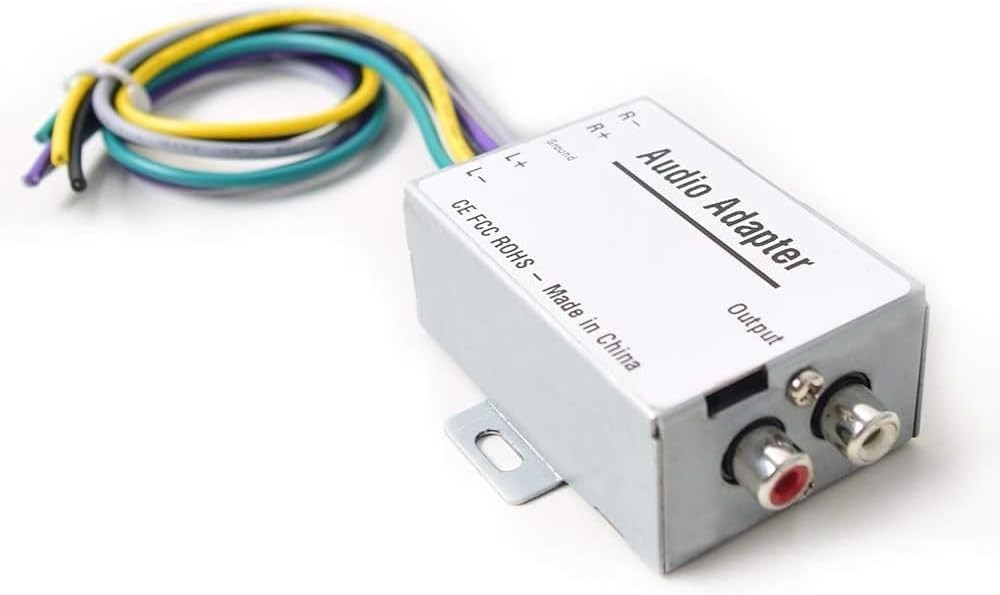 Durable 12V Car Hi-Low Signal Converter – Perfect for Amplifiers and Subwoofers